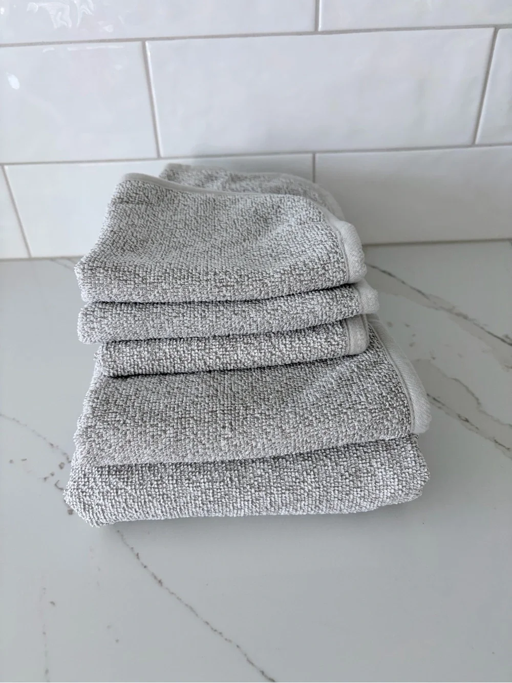 Norwex Ultra Plush Towel Set. Heathered Oatmeal color